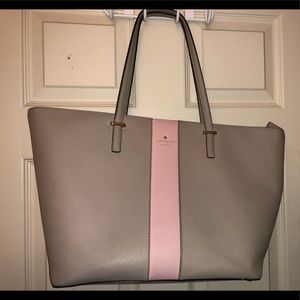 Kate Spade Tote Gray and light pink